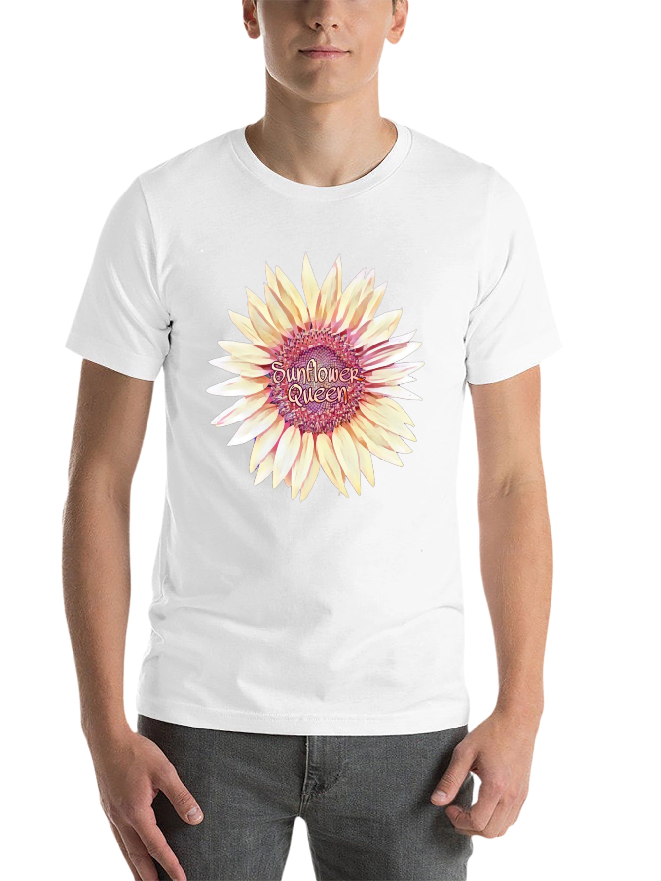 Sunflower Queen Black T-Shirt