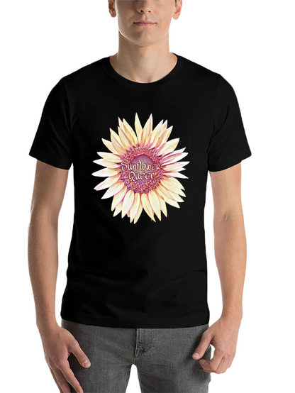 Sunflower Queen Black T-Shirt