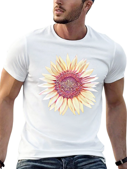 Sunflower Queen Black T-Shirt