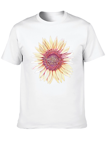 Sunflower Queen Black T-Shirt
