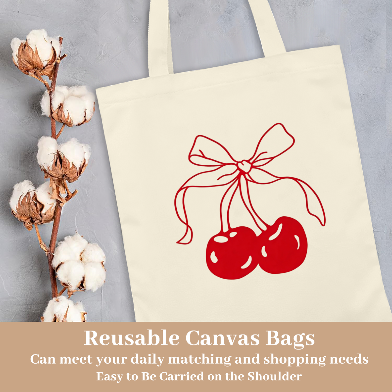 Vintage Lamb Bible Verse Faith Canvas Bag | Christian Large Capacity Daily Tote