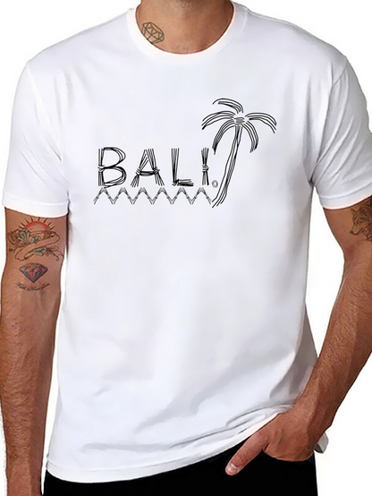 Bali Black Graphic Tee