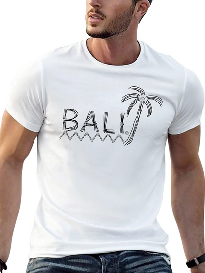 Bali Black Graphic Tee