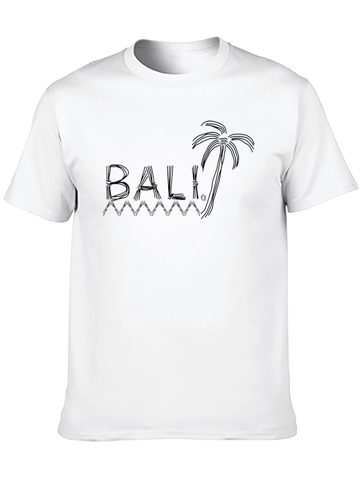 Bali Black Graphic Tee