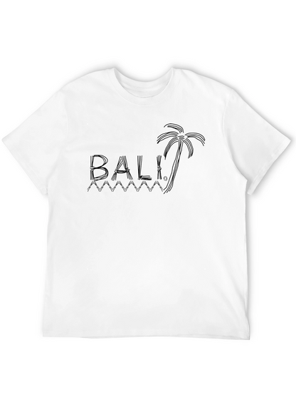 Bali Black Graphic Tee