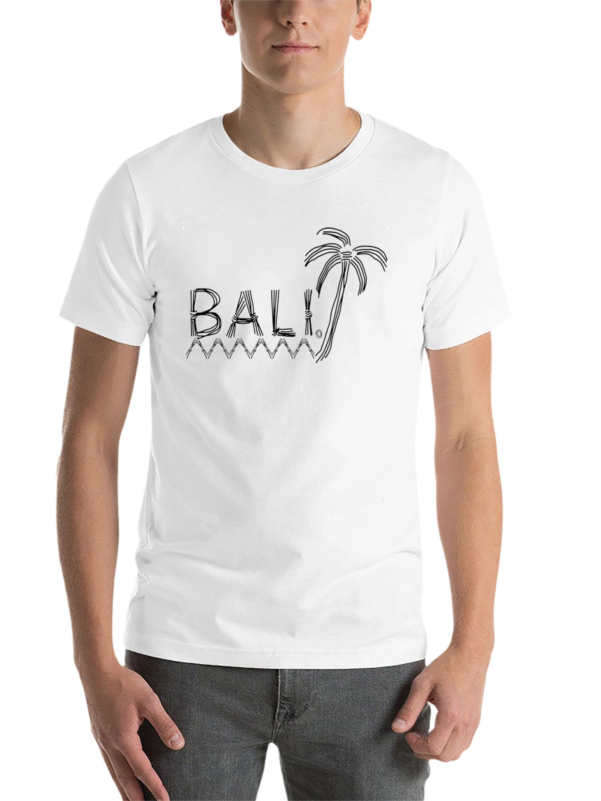 Bali Black Graphic Tee