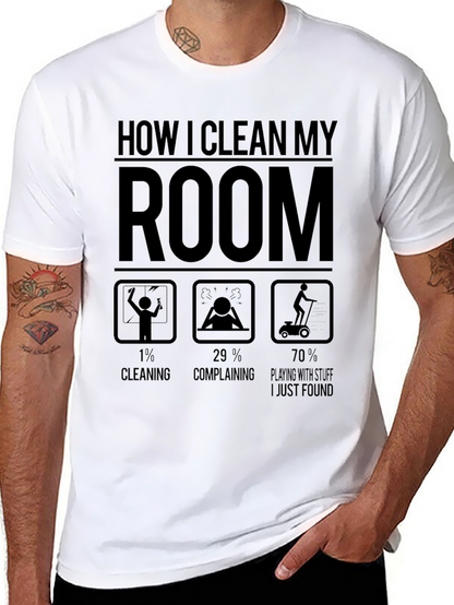 Funny How I Clean My Room Graphic T-Shirt