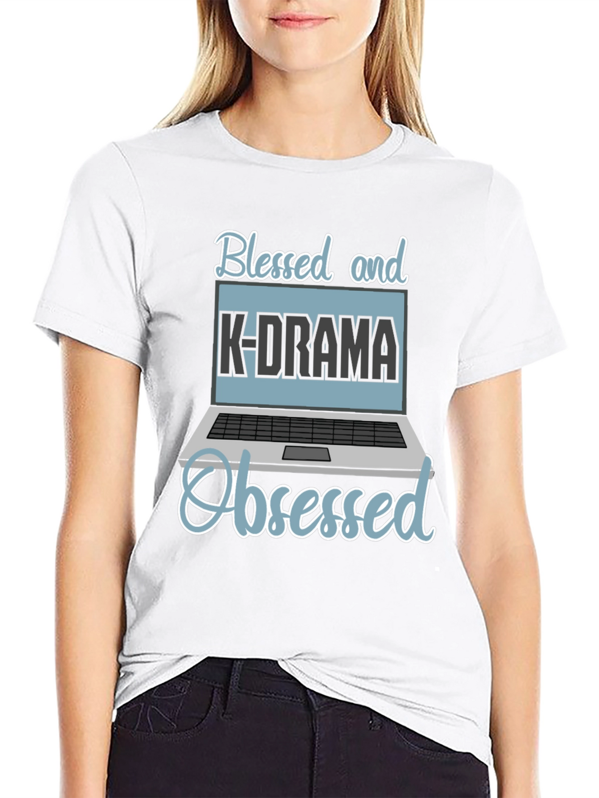 Blessed and K-Drama Obsessed T-Shirt