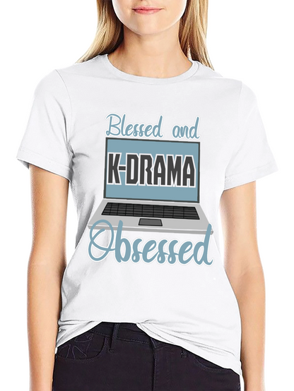 Blessed and K-Drama Obsessed T-Shirt