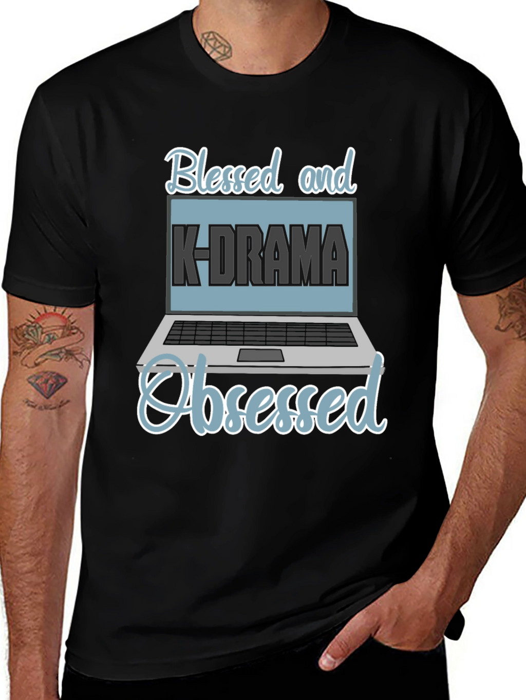 Blessed and K-Drama Obsessed T-Shirt