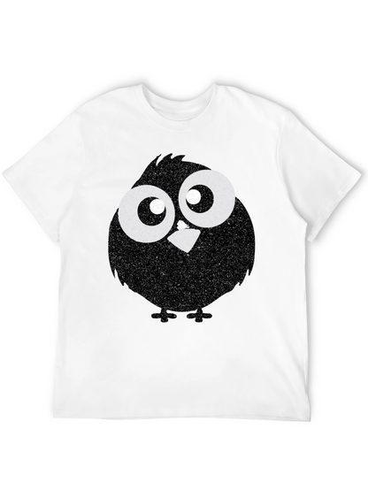 Funny Cartoon Bird Graphic T-Shirt