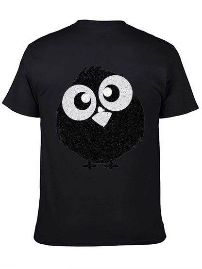 Funny Cartoon Bird Graphic T-Shirt