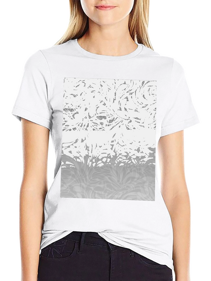 Abstract Pattern Black T-Shirt