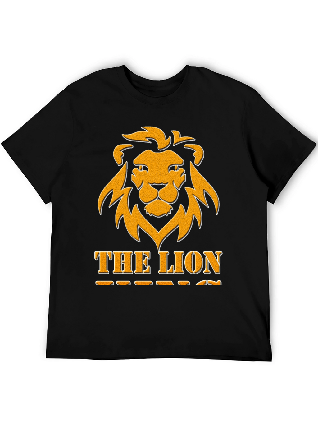 The Lion Graphic Tee - Bold Black T-Shirt