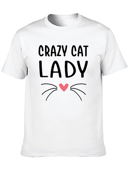 Crazy Cat Lady T-Shirt - Novelty Tee