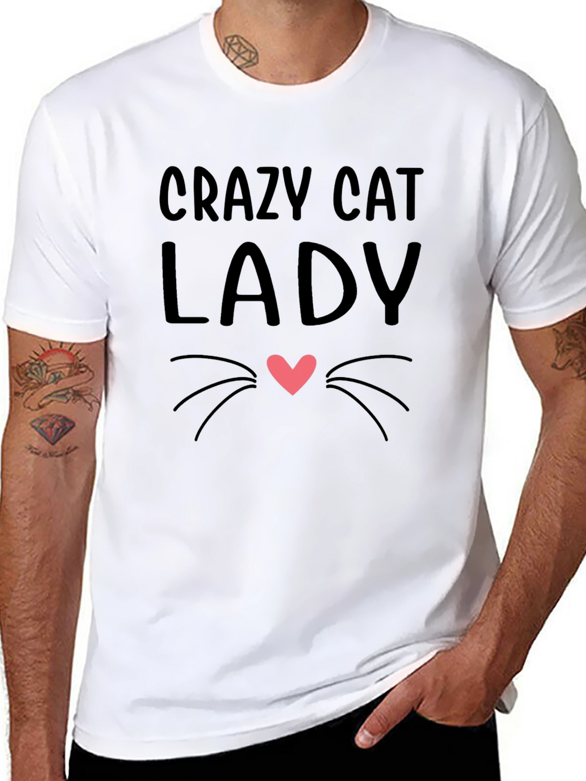 Crazy Cat Lady T-Shirt - Novelty Tee