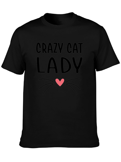 Crazy Cat Lady T-Shirt - Novelty Tee