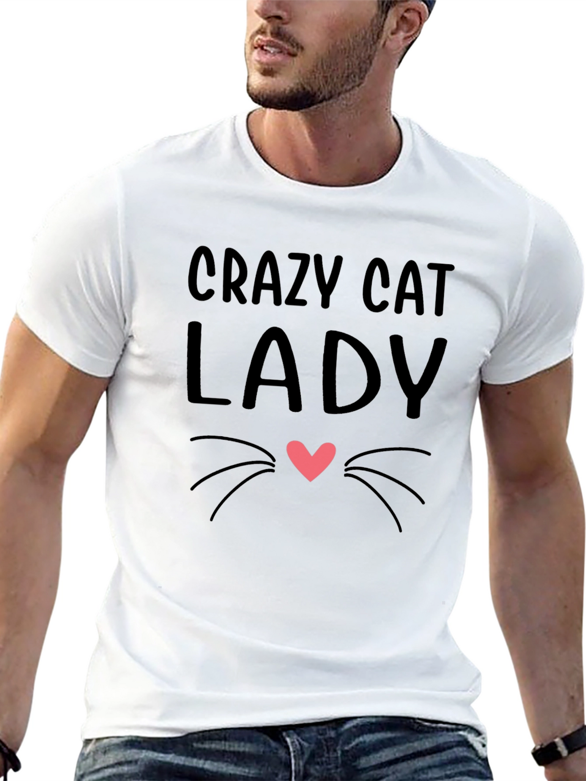 Crazy Cat Lady T-Shirt - Novelty Tee