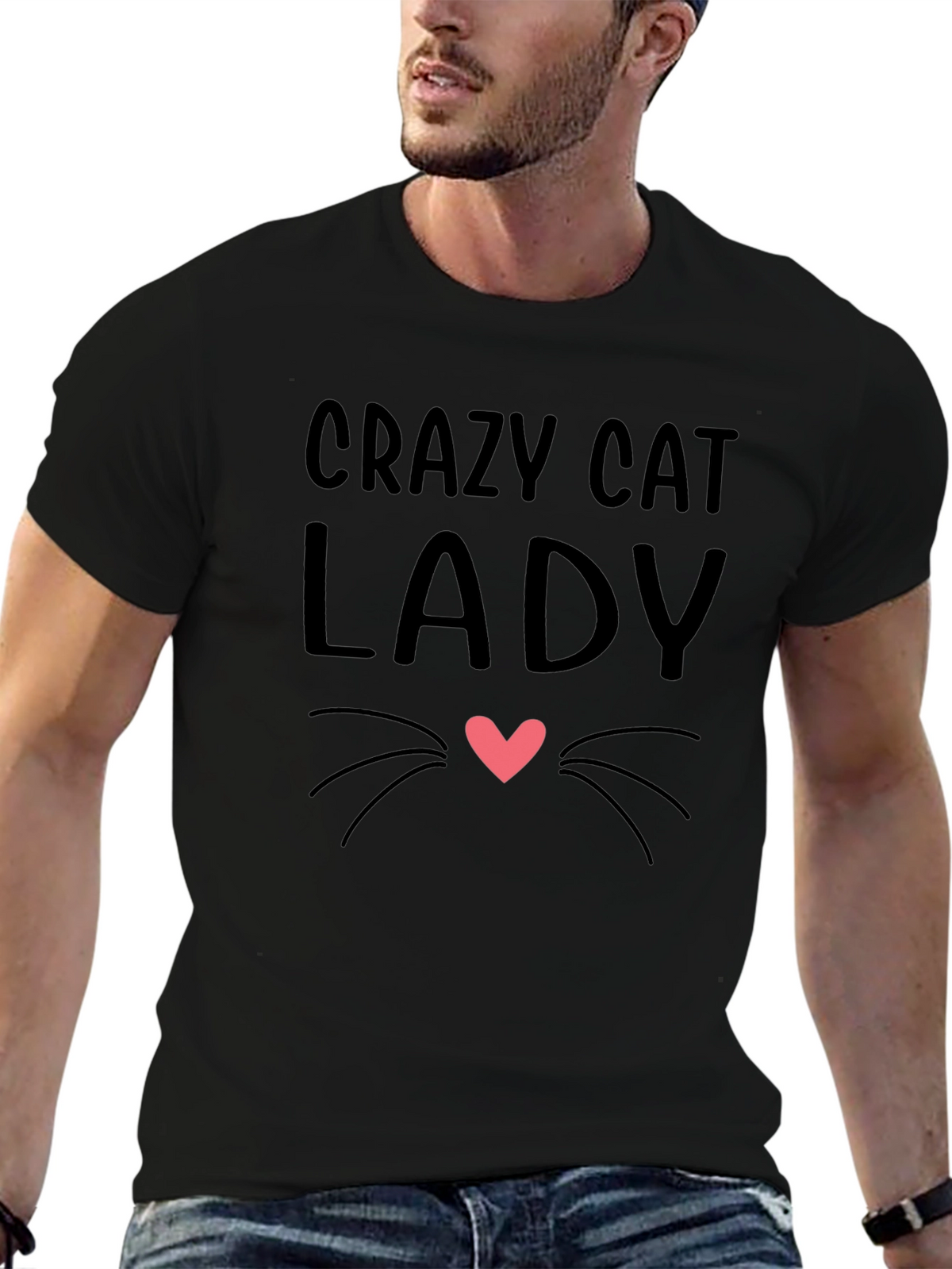 Crazy Cat Lady T-Shirt - Novelty Tee