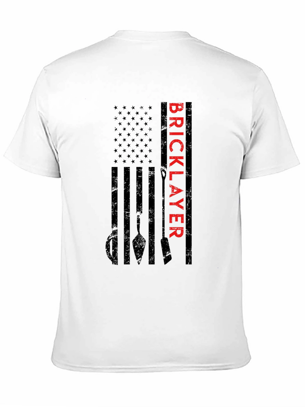 Bricklayer American Flag Style T-Shirt