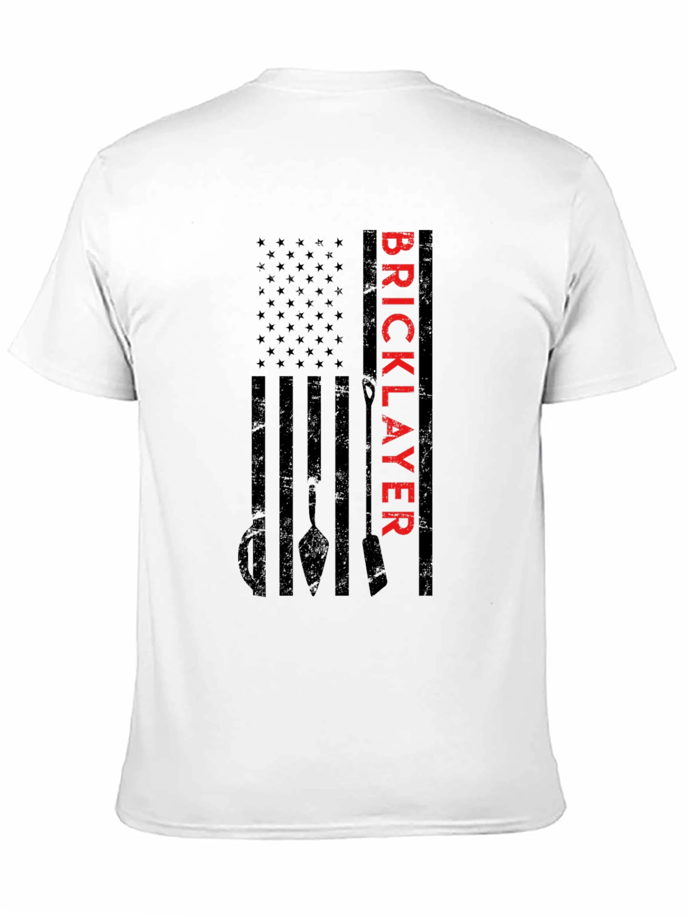 Bricklayer American Flag Style T-Shirt