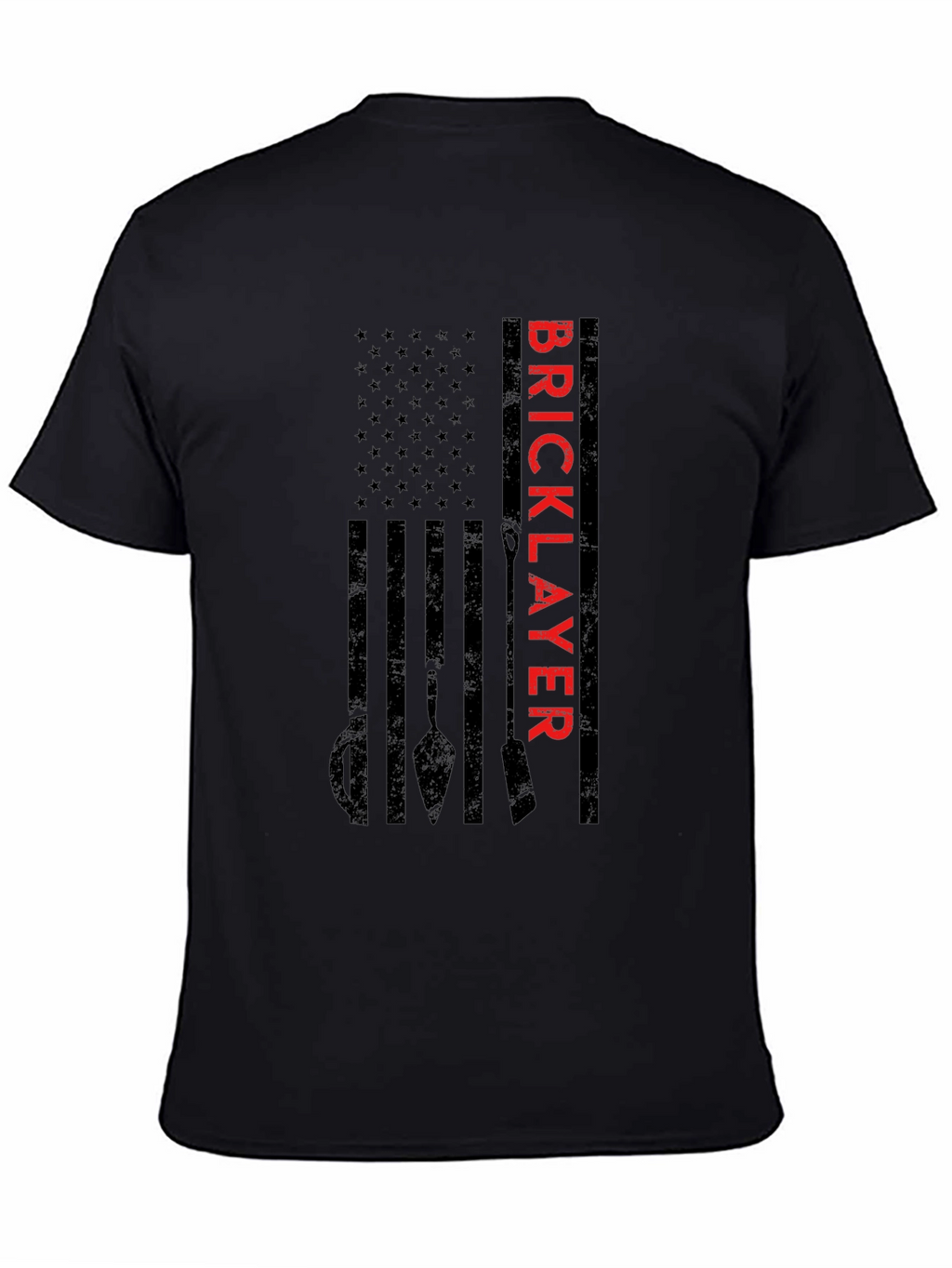 Bricklayer American Flag Style T-Shirt