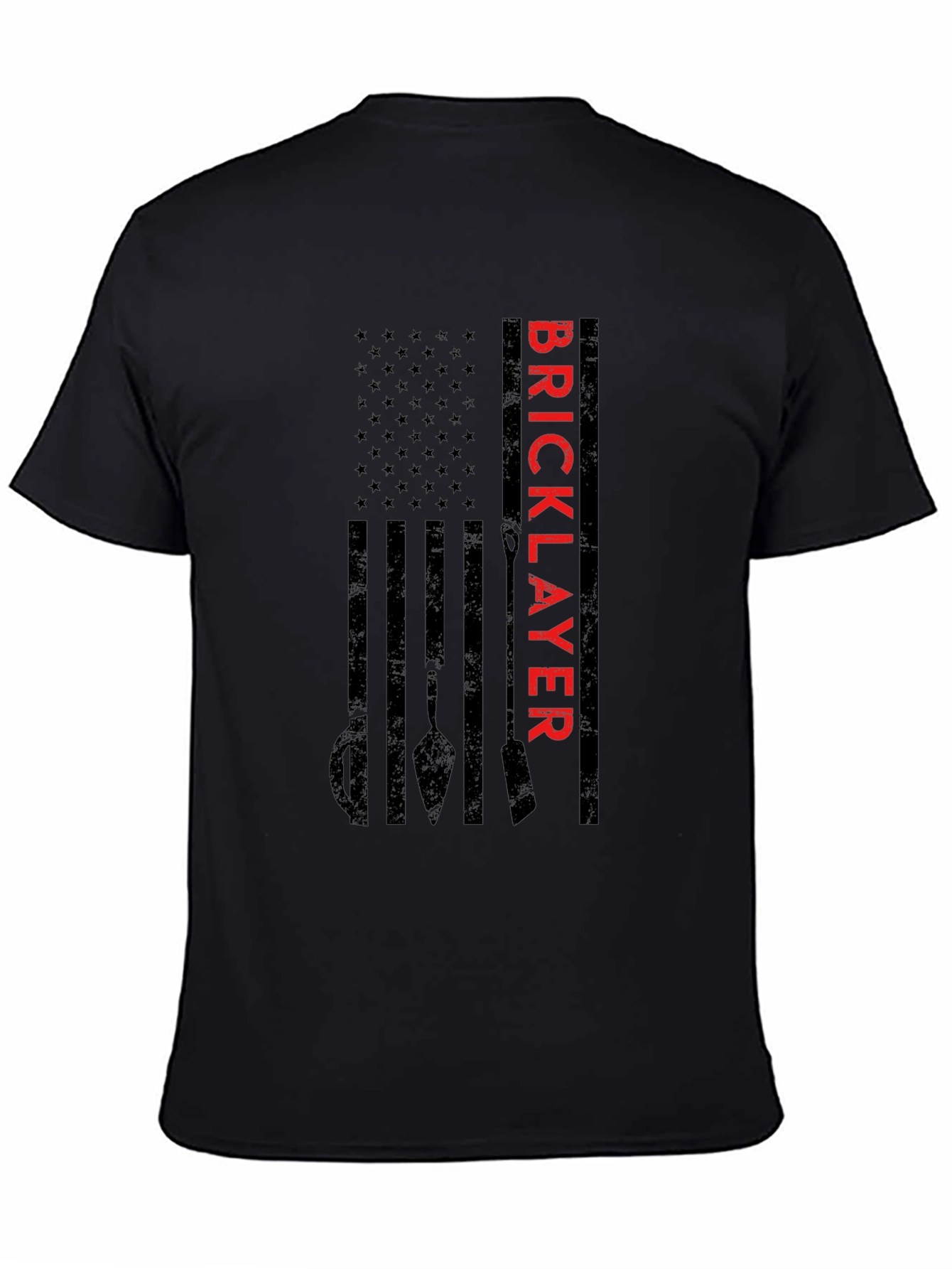 Bricklayer American Flag Style T-Shirt