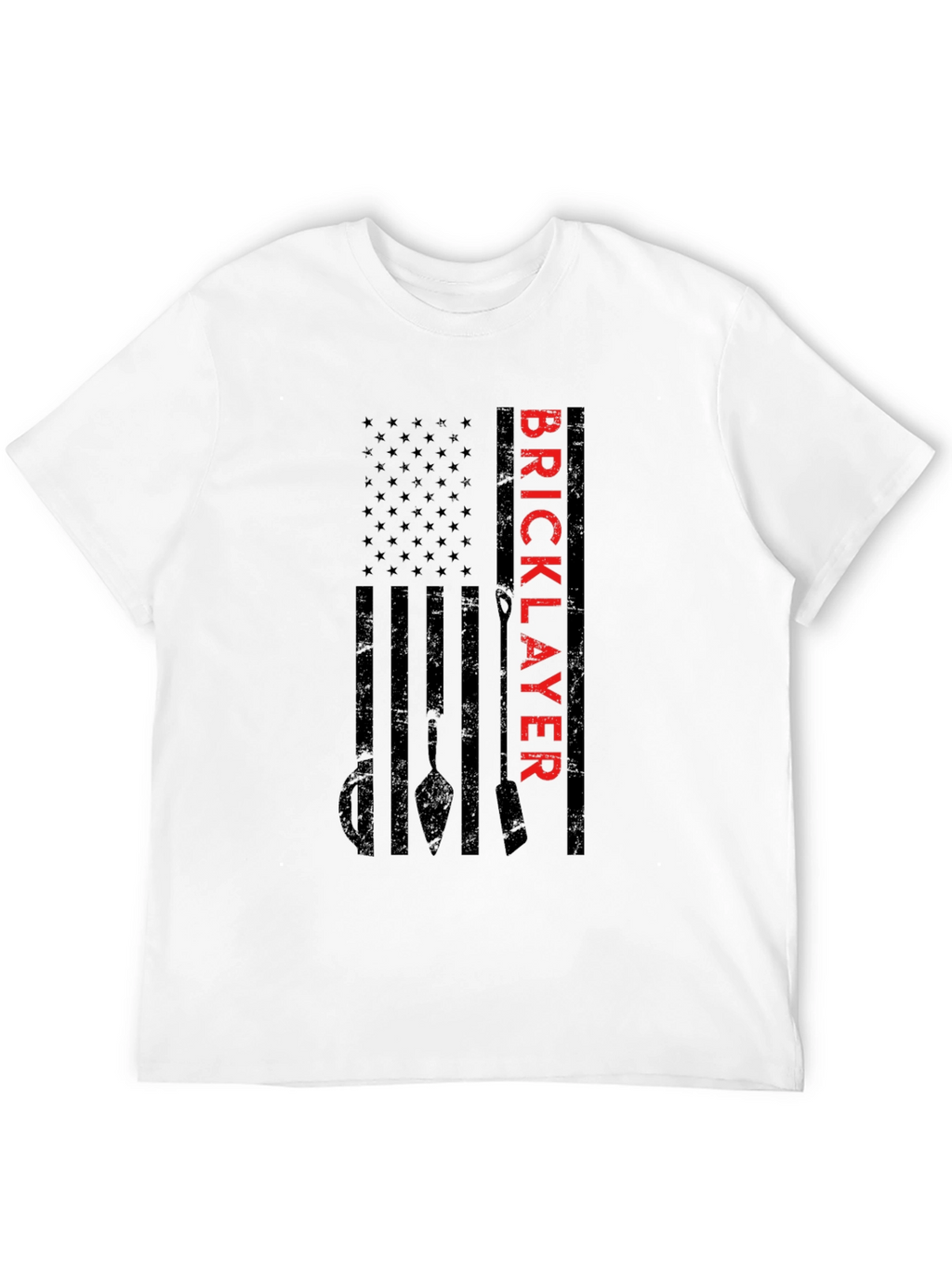 Bricklayer American Flag Style T-Shirt