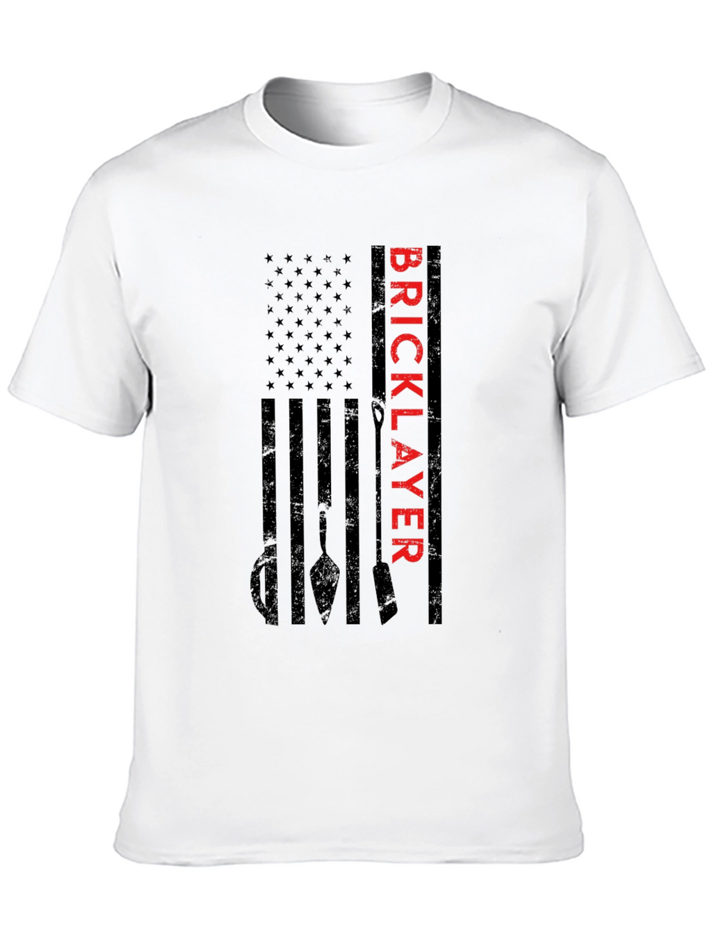 Bricklayer American Flag Style T-Shirt