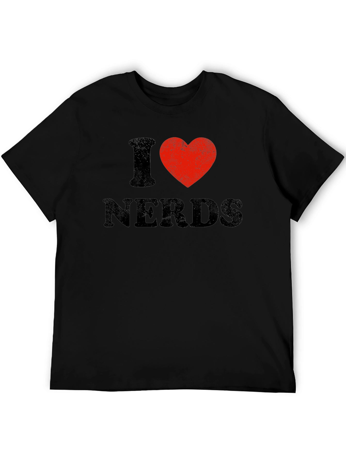 I Heart Nerds Black Graphic Tee