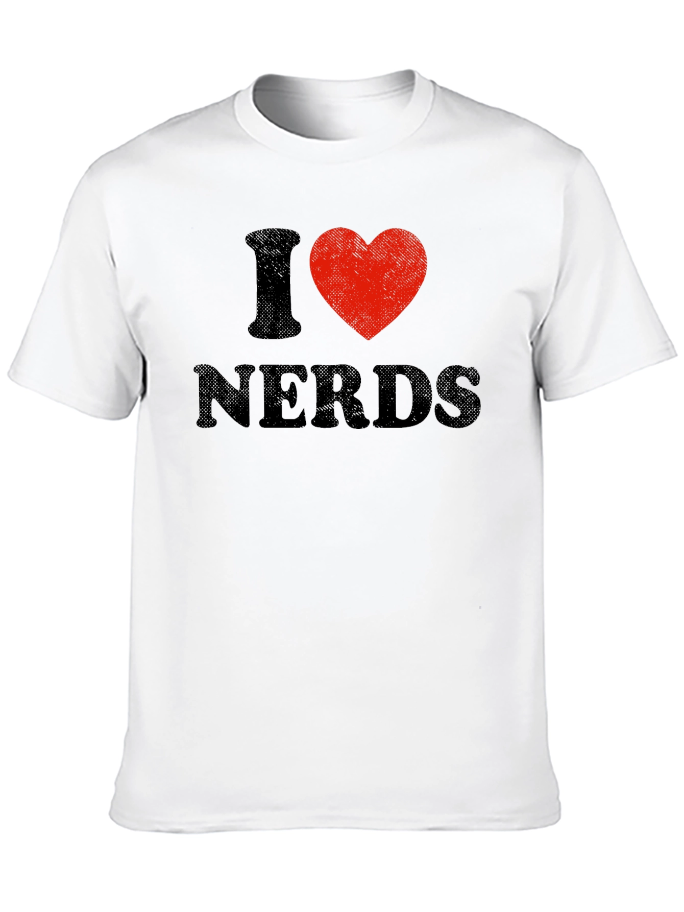 I Heart Nerds Black Graphic Tee