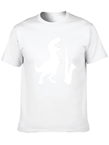 Dino Sax T-Shirt - Black