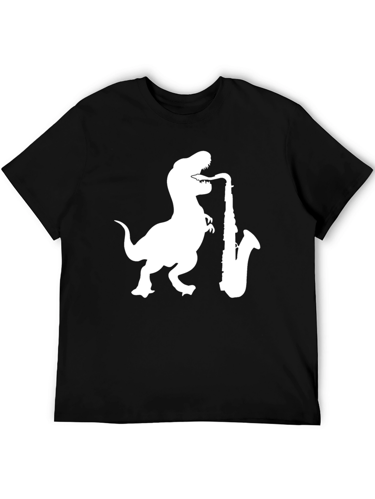 Dino Sax T-Shirt - Black