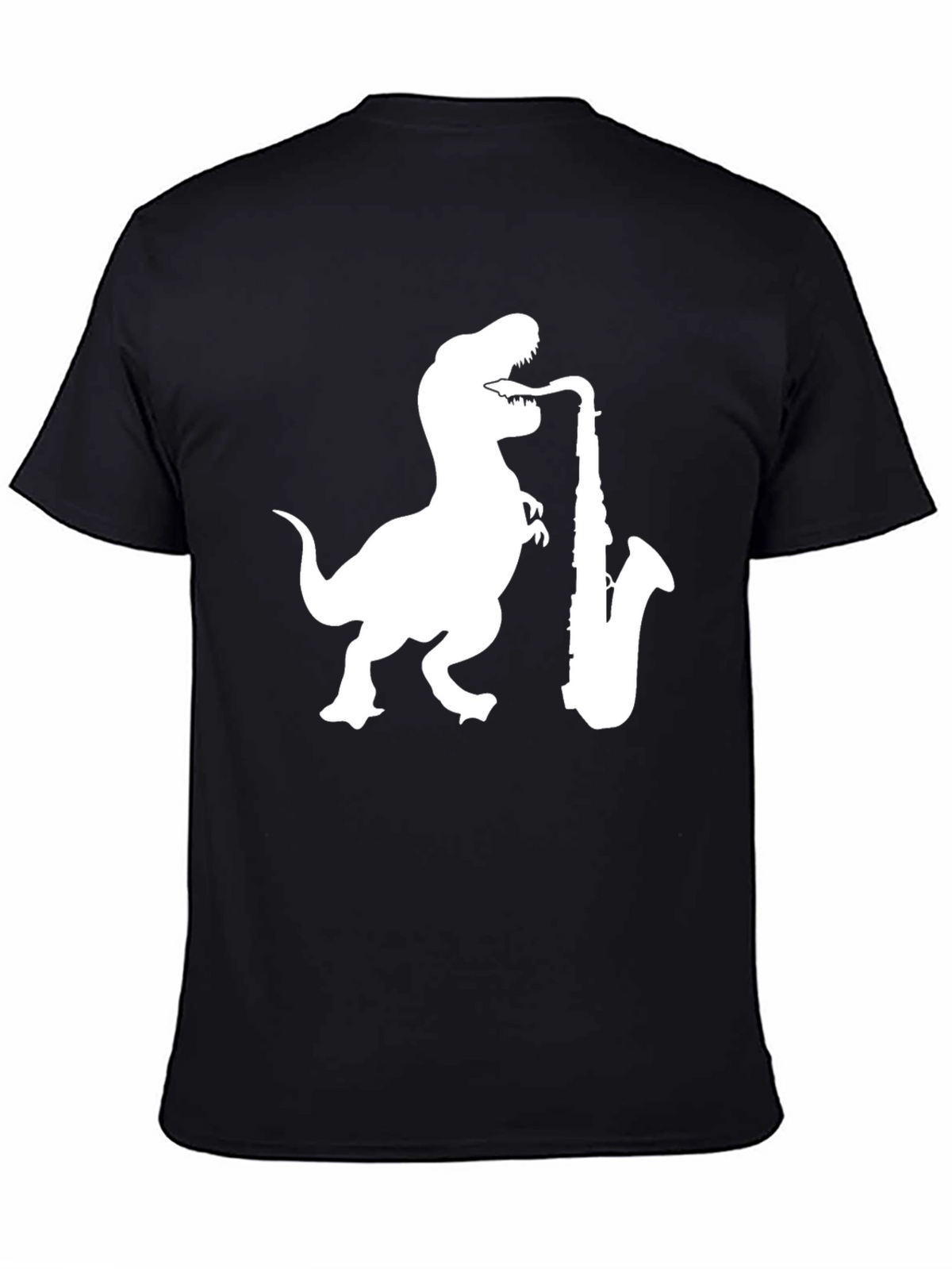 Dino Sax T-Shirt - Black