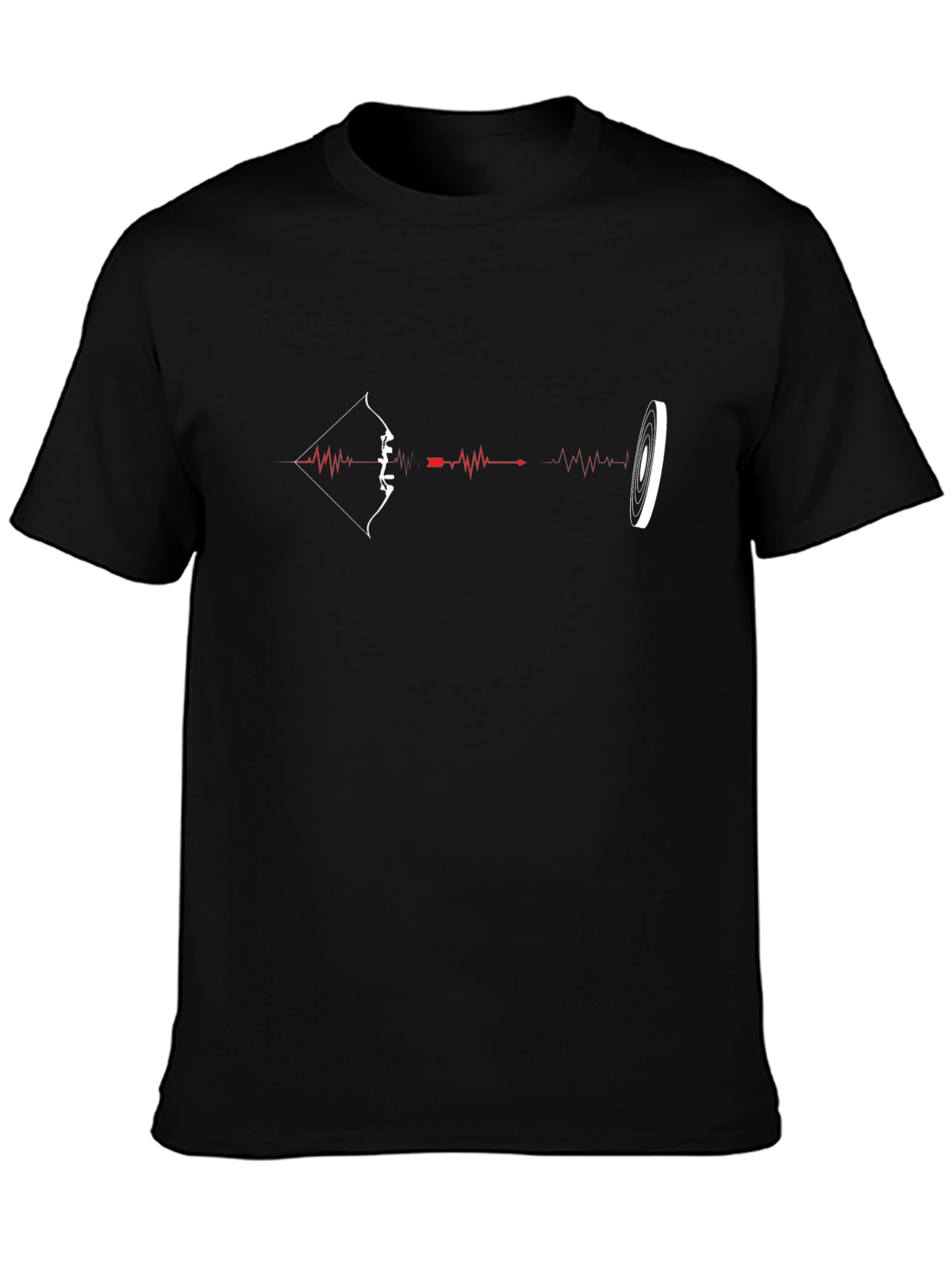 Archer Heartbeat T-Shirt - Archery Target Tee