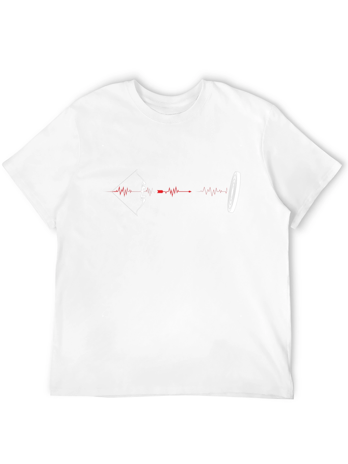 Archer Heartbeat T-Shirt - Archery Target Tee