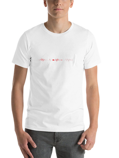 Archer Heartbeat T-Shirt - Archery Target Tee