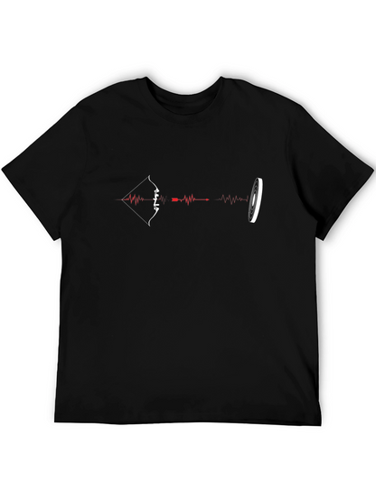 Archer Heartbeat T-Shirt - Archery Target Tee