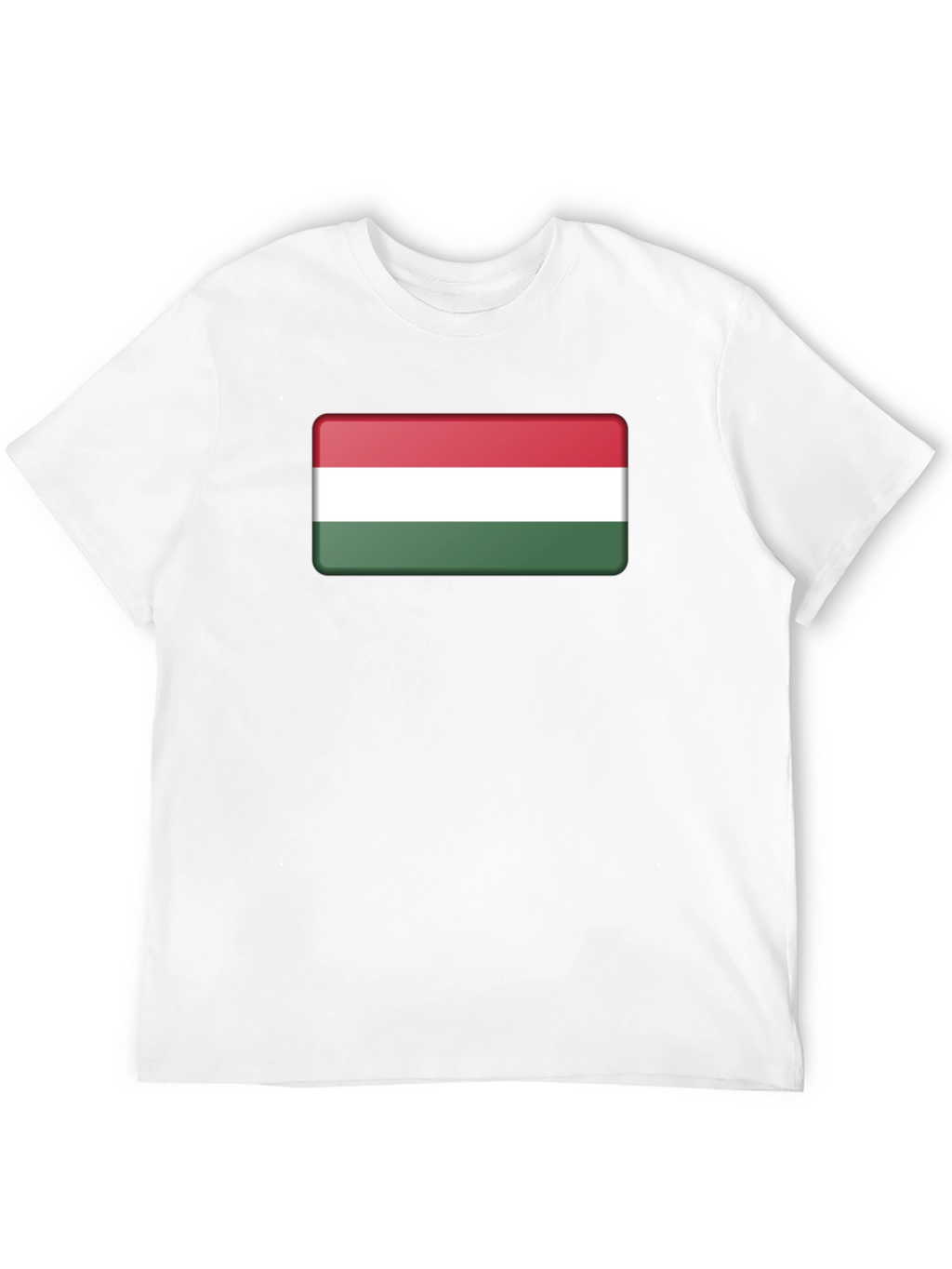 Hungary Flag T-Shirt - Black Casual Tee