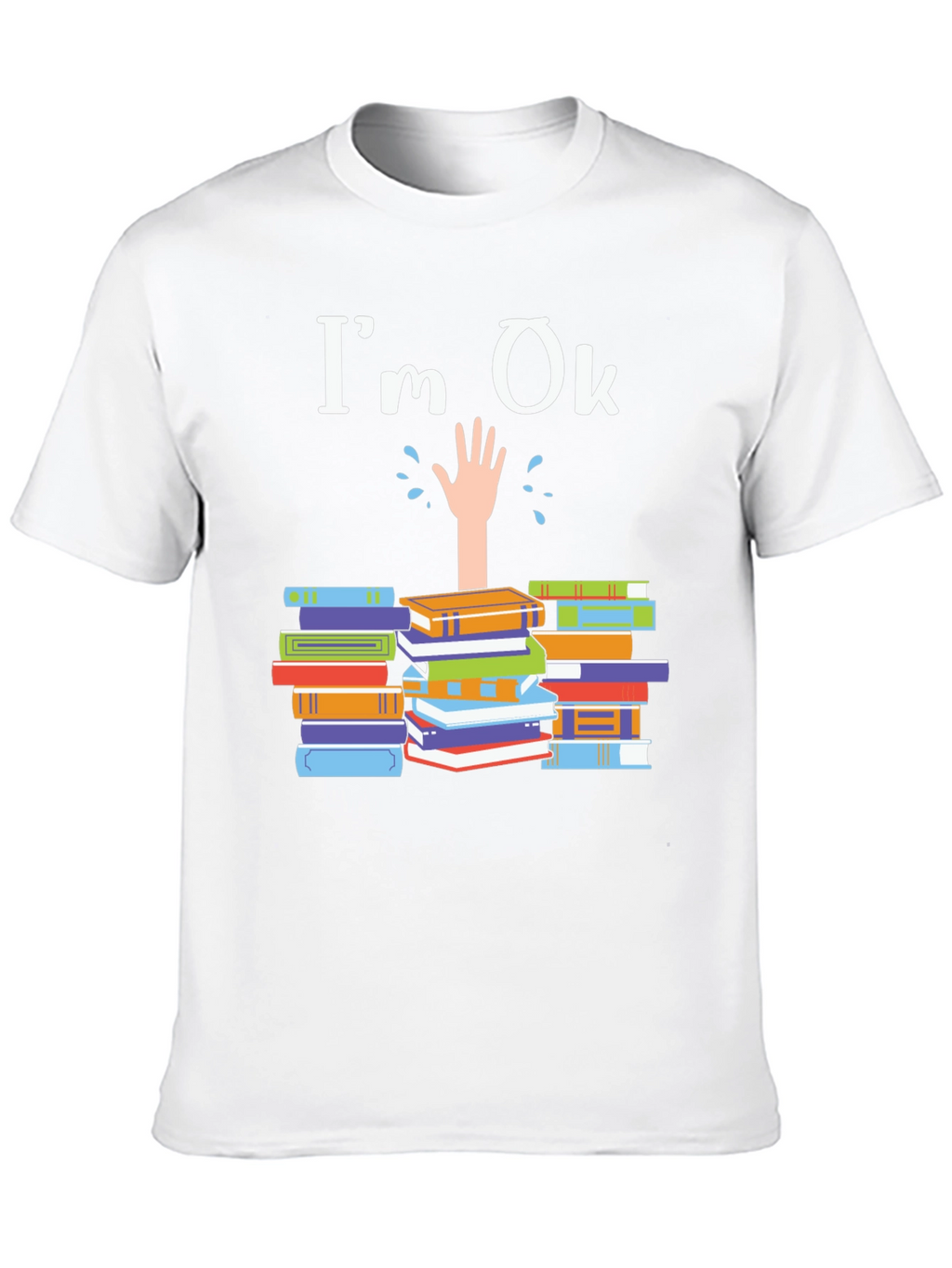 Im Ok Drowning in Books T-Shirt