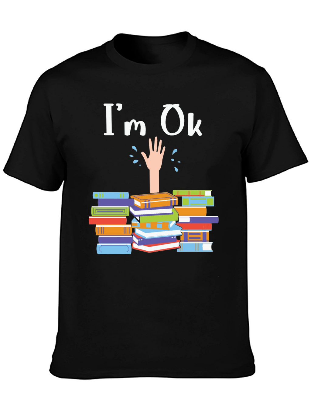 Im Ok Drowning in Books T-Shirt