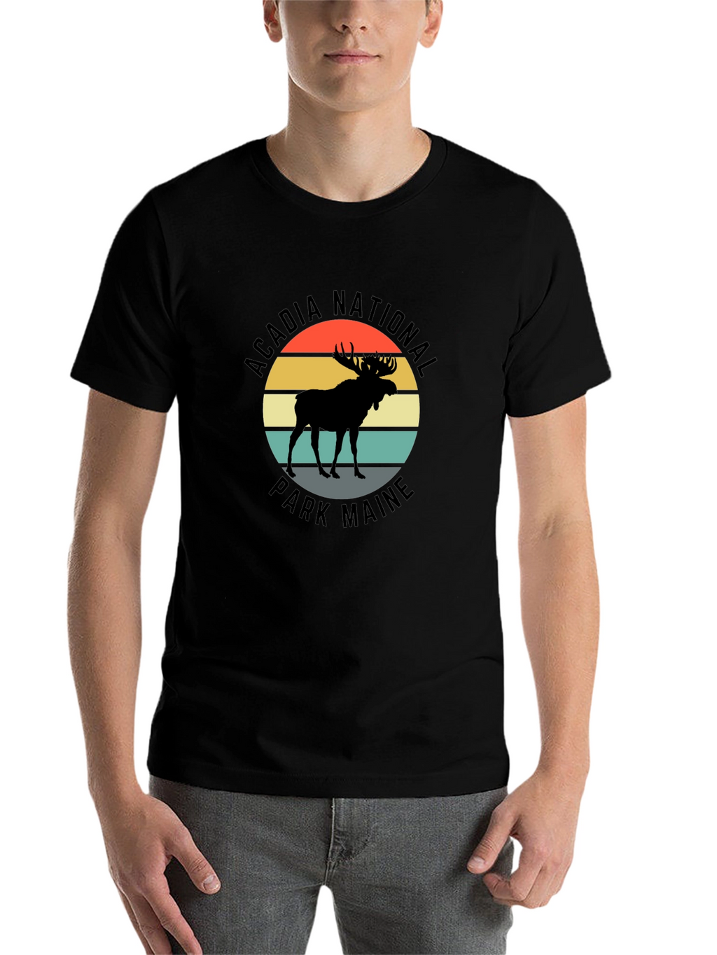 Acadia National Park Maine Moose T-Shirt