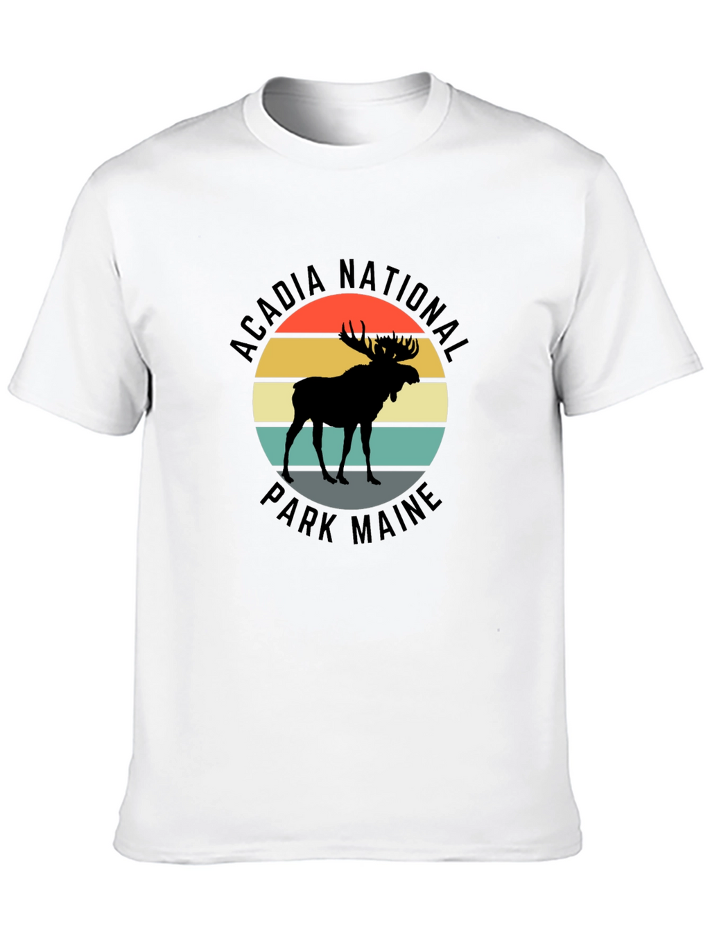 Acadia National Park Maine Moose T-Shirt
