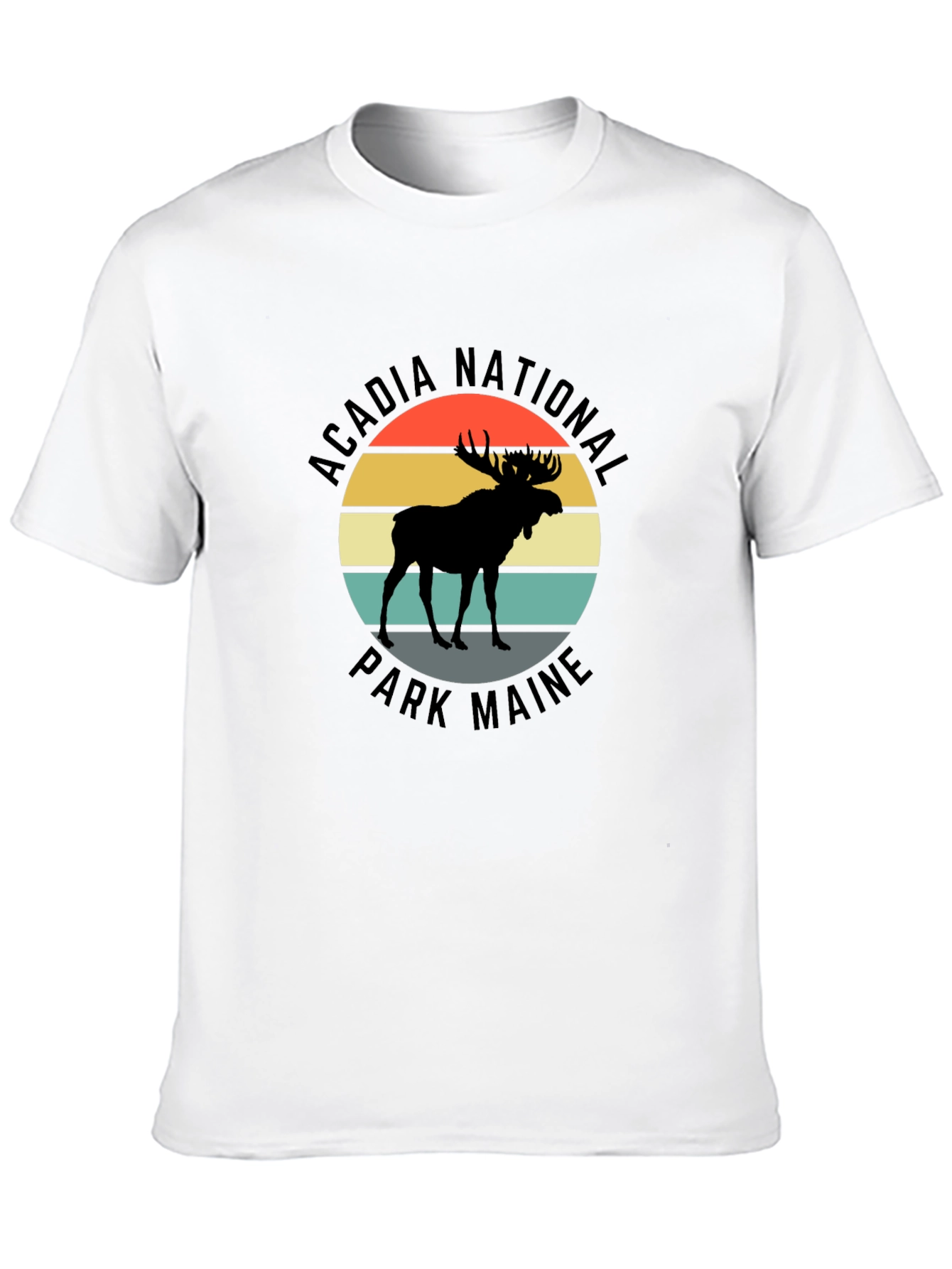 Acadia National Park Maine Moose T-Shirt