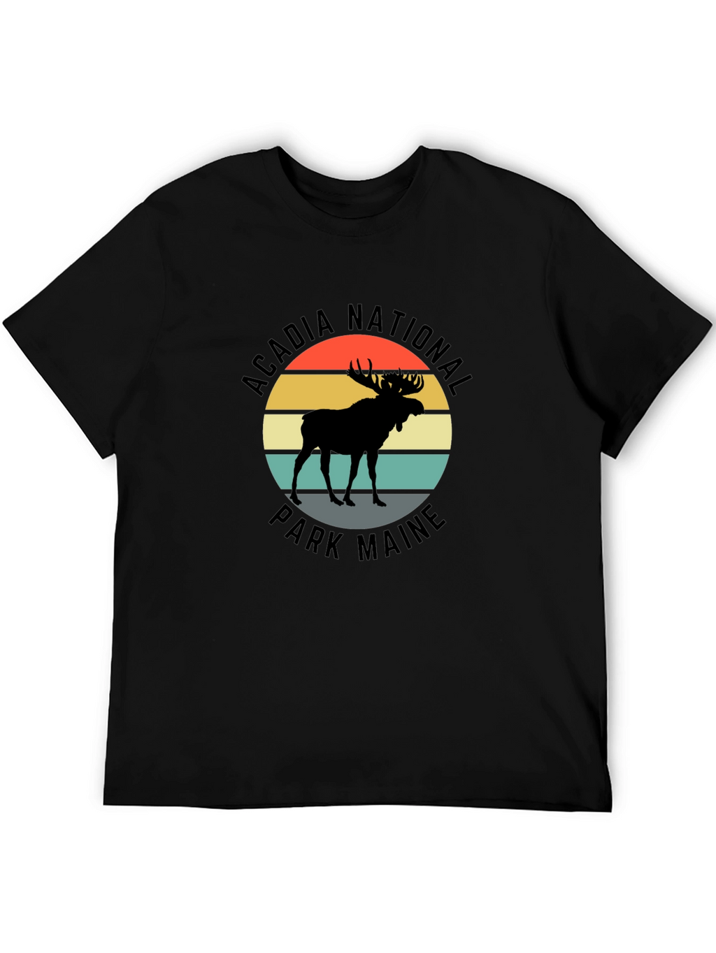 Acadia National Park Maine Moose T-Shirt