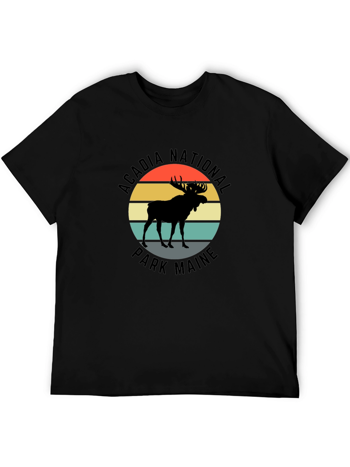 Acadia National Park Maine Moose T-Shirt