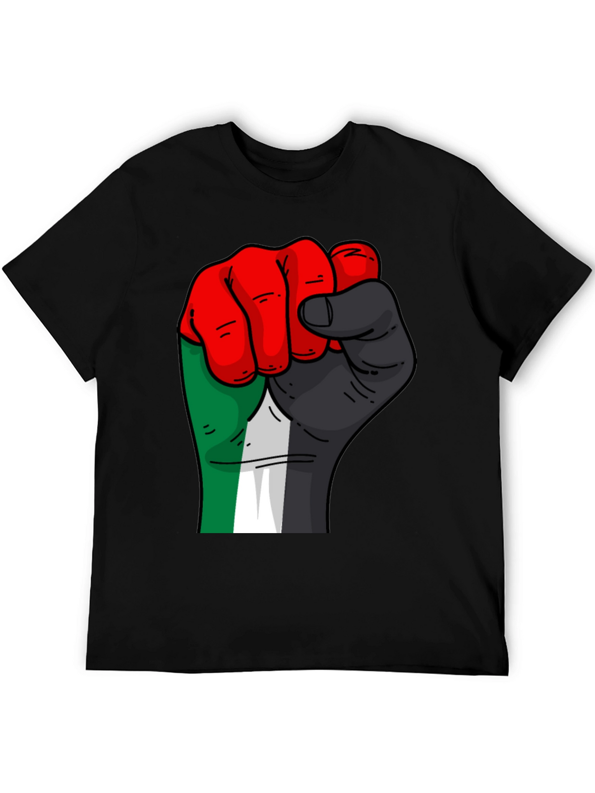 Pan-African Fist T-Shirt - Black Unity Pride Tee