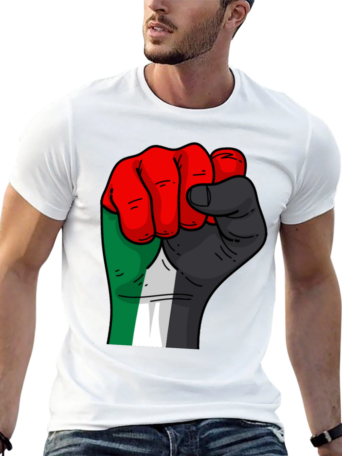 Pan-African Fist T-Shirt - Black Unity Pride Tee