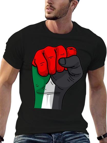 Pan-African Fist T-Shirt - Black Unity Pride Tee