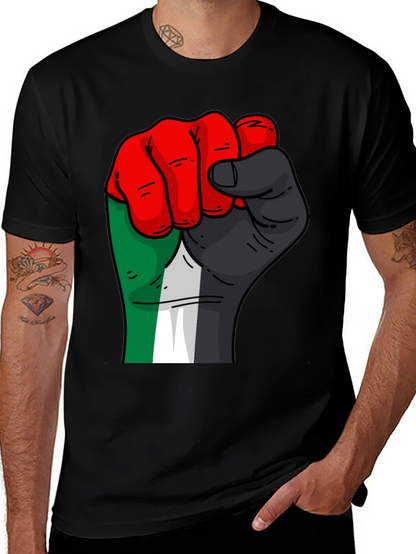 Pan-African Fist T-Shirt - Black Unity Pride Tee